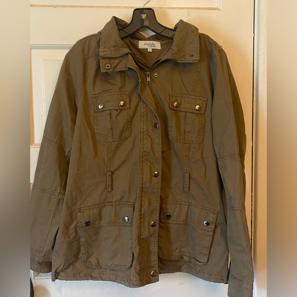 Charlotte Russe cargo jacket size large